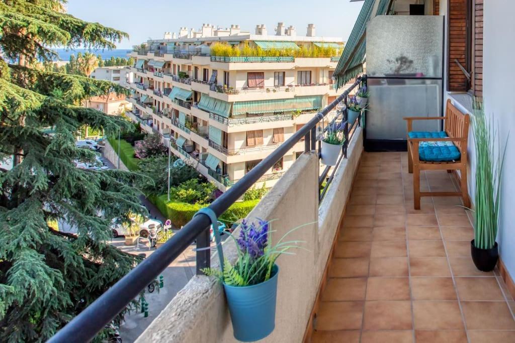 L45 Suite St Marguerite Sea View/ Balcon, Parking Wifi Nice Dış mekan fotoğraf